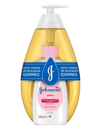 Johnsons Baby Şampuan 750 Ml + 200 Ml Bebek Yağı
