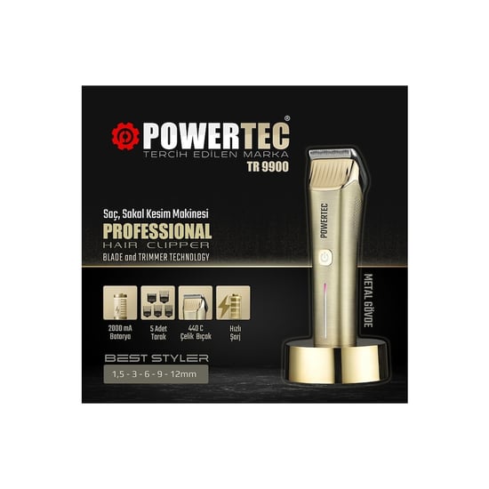 Powertec Tr-9900 Saç - Sakal Kesim Makinesi