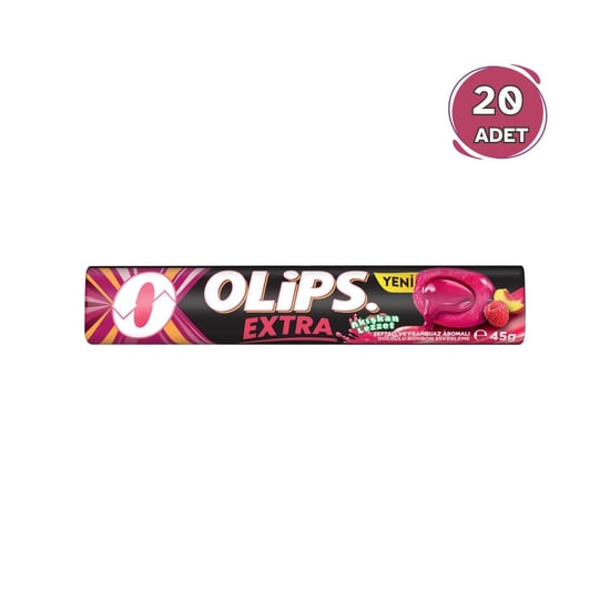 Olips Extra Şeftali-ahududu Aromalı Şeker 45 Gr - 20 Adet