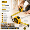 Dmax Dmx-4778 ( 5mt X 25mm ) ( Otomatik ) Çelik Şerit Metre ( Stoplu )