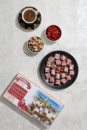 Antep Fıstıklı Nar Aromalı Lokum 400 Gr