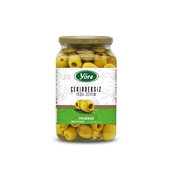 Yöre Çekirdeksiz Yeşil Zeytin 450 gr (161-180)