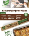 Roll-up Kahverengi Kesilmiş Pişirme Kağıdı 37cmx42cm 16 Yaprak