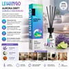 Lewingo ( 110ml ) ( Aurora Drift ) Bambu Ortam Kokusu ( Cam Şişe )