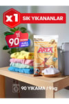 Arex Matik Toz Deterjan Premıum Rrenkliler ve Beyazlar için 9kg