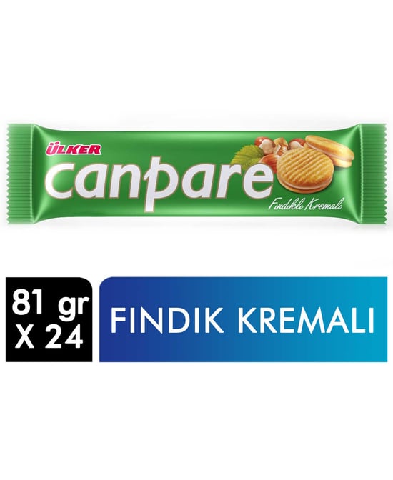 Ülker Canpare Bisküvi 81 Gr Fındıklı