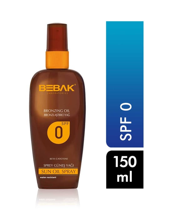 Bebak Sprey Bronzlaştırıcı Güneş Yağı Spf 0 150 Ml
