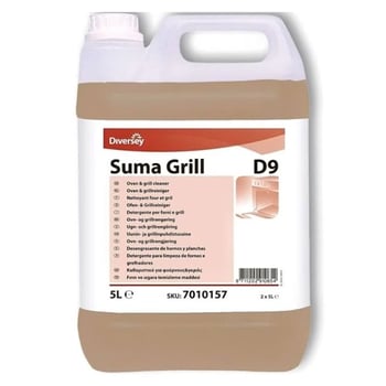 Diversey Suma Grill D9 Fırın ve Izgara Temizleme Maddesi 5 L