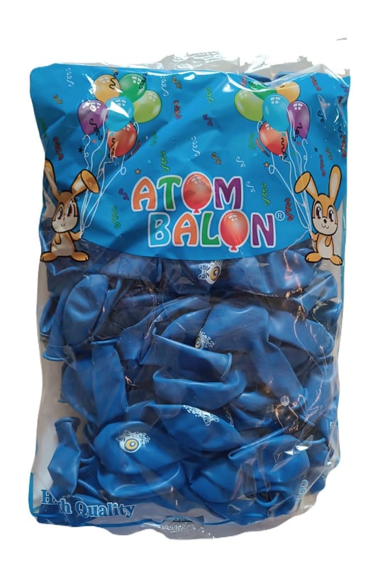 Atom Lüks 100'lü Balon Ev, Parti, Doğum Günü Partileri İçin - Nazar Boncuklu