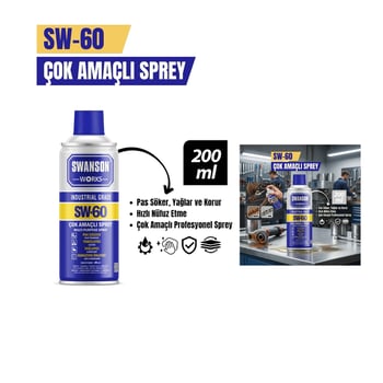 Swanson Works Sw-60 Çok Amaçlı Yağlayıcı Sprey ( 200ml )