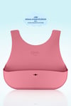 Wee Baby Nanninom Silikon Mama Önlüğü Pembe