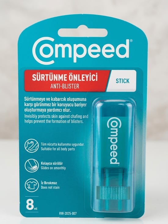 Compeed Sürtünme ve Kabarcık Önleyici Ayak ve Vücut için Stick 8 Ml -su Toplaması Karşıtı Koruyucu Bakım