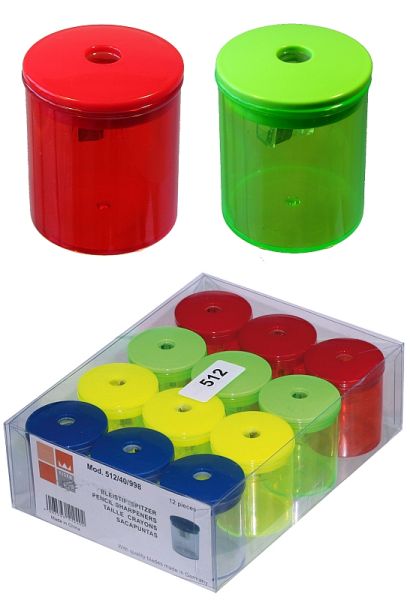 Ei̇sen Mod. 512 Si̇li̇ndi̇r Hazneli̇ Şeffaf Tek Tarafli Kalemtiraş