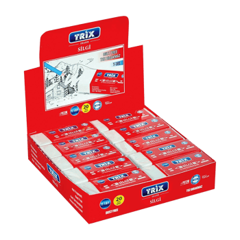 Trix T-181 ( Büyük ) Beyaz Silgi ( Toz Bırakmaz)