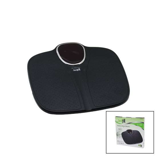 Techfit Tf-1069 (dijital Dizayn & Noktalı Zemin) Dijital Baskül Terazi Tartı (180kg/100gr) (lcd Ekran & Sensör & Oda ℃)