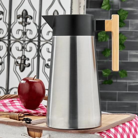 Cooker Ckr-2094 ( 2lt ) ( Bambu Sap ) Çelik Termos (ınox Serisi) (12 Saat Sıcak & 24 Saat Soğuk) (çift Contalı Kapak)