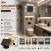 Ni-sa Ebt-120sa Plastik Aspiratör ( 120 ) ( Antrasit ) Banyo Tuvalet Havalandırma Aspiratörü (16w) (1900rpm) (180m3/h)