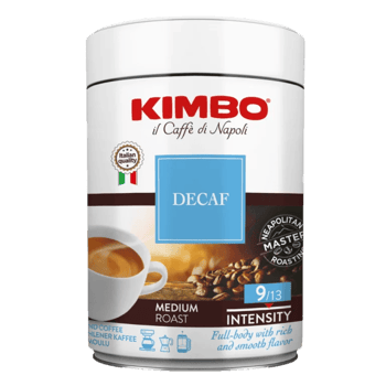 Kimbo Decaffeinato (kafeinsiz) Filtre Kahve Teneke Kutu 250 Gr