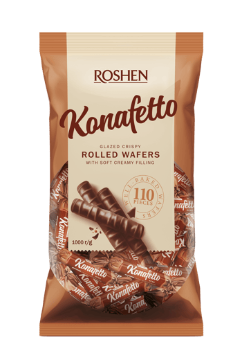 Roshen Konafetto Nero (rulo Gofret) 1 Kg
