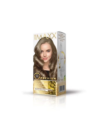 Maxx Deluxe Premium Yarı Kit Set Boya 8.1 Küllü Açık Kumral