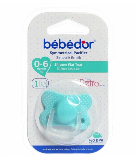 Bebedor Silikon Damaklı Retro Emzik No1 0-6 Ay