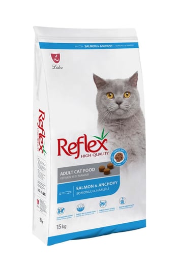 Reflex Somonlu ve Hamsili Yetişkin Kedi Maması 15 Kg