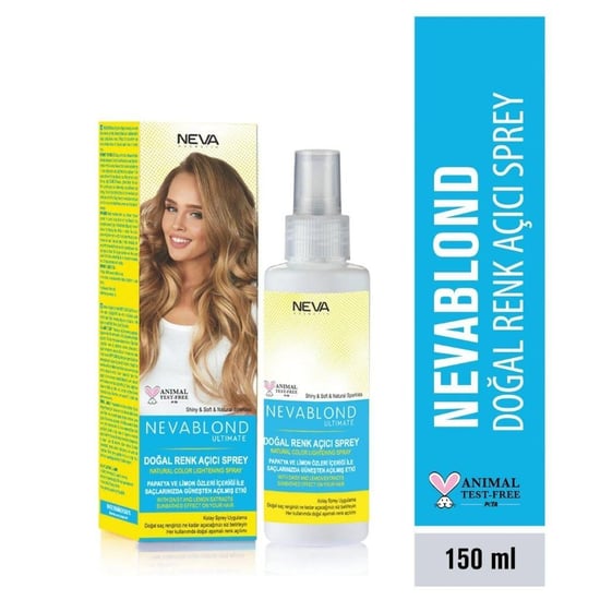 Nevablond Doğal Renk Açıcı Sprey 150 Ml