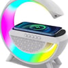 Diyarı Fırsat Bt-2301 Wireless Şarj Standı ve Müzik Kutusu Rgb Ambiyans Işıklı Çok Fonksiyonlu Hoparlör