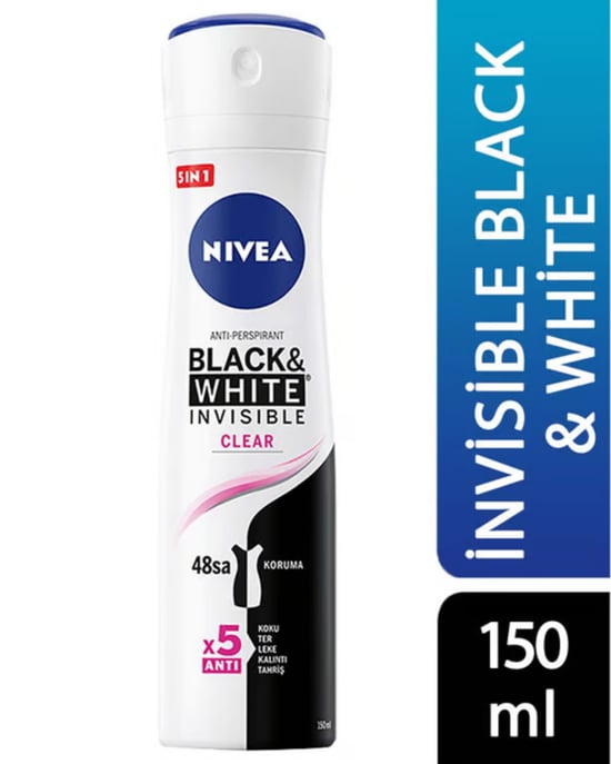 Nivea İnvisible Black & White Kadın Deodorant 150 Ml