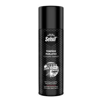 Selsil Tas-027 Oto & Araç Torpido Parlatıcı Sprey 200ml ( Hoş Kokulu & Parlak & Toz Tutmayan Formül )