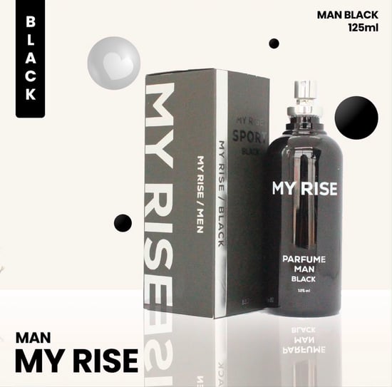My Rise Siyah Edt 125 Ml Erkek Parfümü