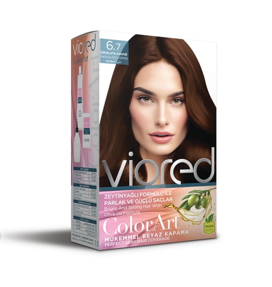 Viored Colorart Set Boya 6.7 Çikolata Kahve