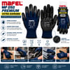 İnura Global Zebra No 10 Xl Nitril İşçi Eldiven Poşetli Ambalaj Kesilme Direnç Mavi Siyah Mf-050