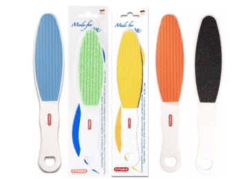 Çift Taraflı Ponza Taşı Ayak Törpüsü - 250 Adet Ekonomik Paket (4 Renk Karışık)