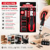 Eltaş Lrd-005 ( 13pcs ) ( Silikon Sap & Cr-v ) Cırcırlı Tornavida Bits Seti ( 3 Kademe & Çift Yönlü & Manyetik Uç Tutucu )