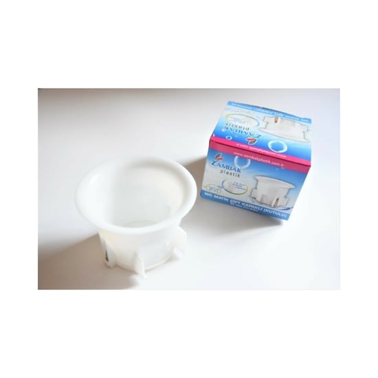 Zambak 215 Sessiz Wc Matik Kutu-beyaz-tuvalet Koku Kapağı Kutulu Wc Matik Çift Kapaklı