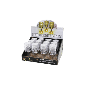 Enfa Ra-515 Kristal Damlalı Mumluk & Masa Lamba Mini Pilli