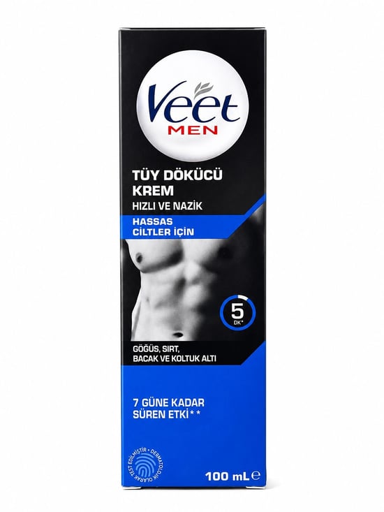 Veet Men Tüy Dökücü Krem Hassas Ciltler için 100 Ml