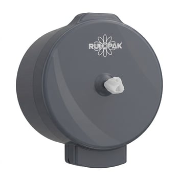 Rulopak İkiz Mini Cimri İçten Çekmeli Tuvalet Kağıdı Dispenseri - Siyah
