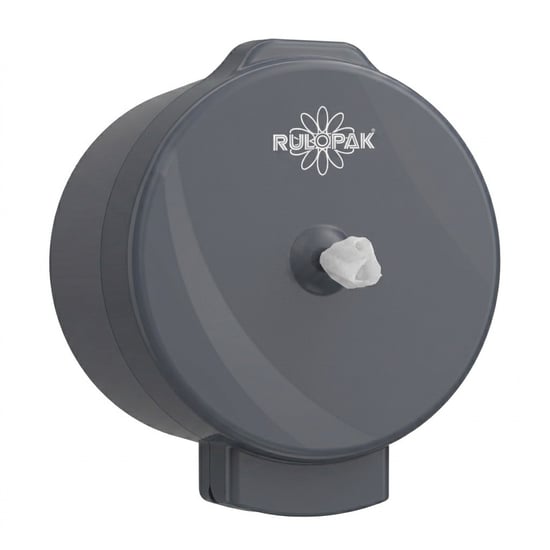 Rulopak İkiz Mini Cimri İçten Çekmeli Tuvalet Kağıdı Dispenseri - Siyah