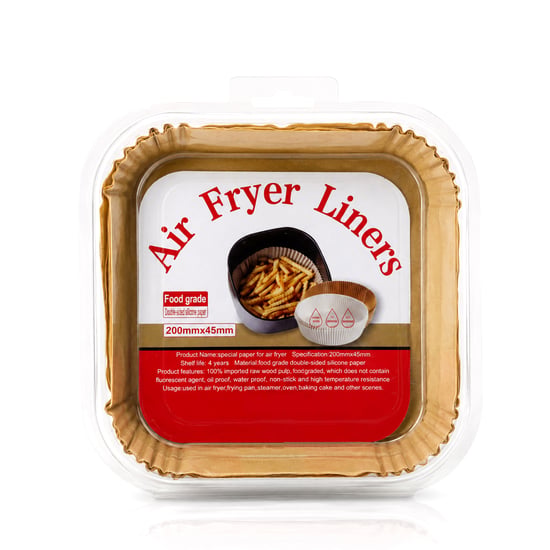 Enfa Enf-1579 ( 50pcs ) ( Kare Taban: 20cm & Kenar: 4.5cm ) Air Fryer Pişirme Kalıp ( Kağıt )