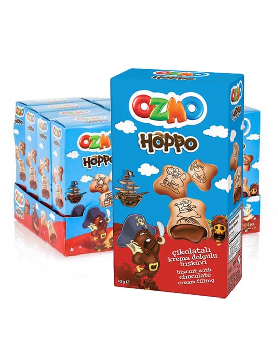 Şölen Ozmo Hoppo Bisküvi 40 Gr 12'li Paket Çikolatalı
