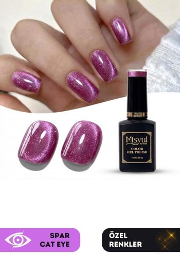 Misyul Uv Led Kalıcı Oje Nail Art 15 Ml Spar Cat Eye Sc13