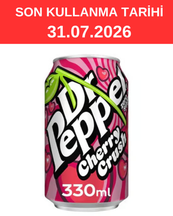 Dr Pepper Cherry Crush Zero Sugar Can 330 Ml
