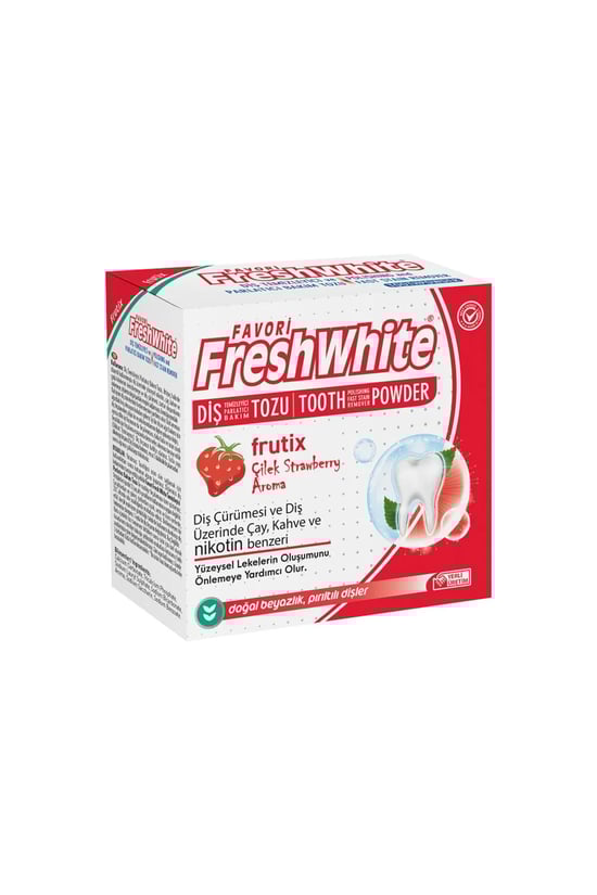 Fresh White Diş Tozu 50gr Frutix