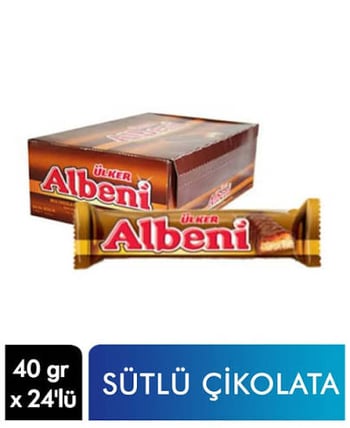 Ülker Albeni Sütlü Çikolata 40 Gr 24'lü Paket