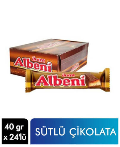 Ülker Albeni Sütlü Çikolata 40 Gr 24'lü Paket