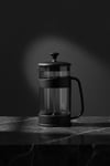 Qlux Ideas 400 Ml French Press Kahve Demleme Potu - Bpa Free Plastik Gövde, Kolay Kullanım, Filtreli Bitki Çayı ve Kahve Demleyici