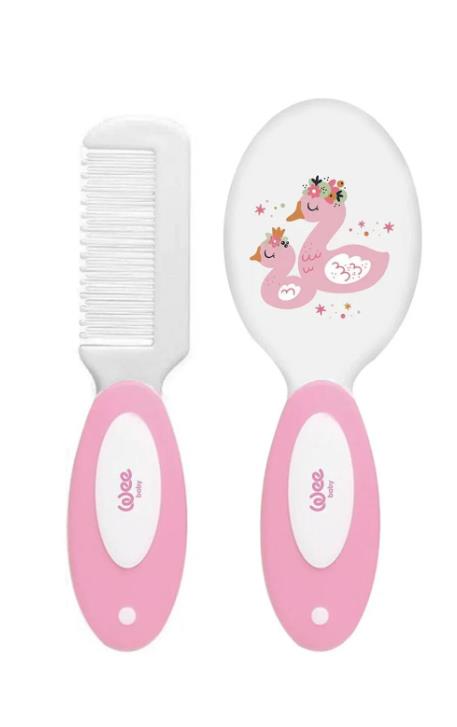 Wee Baby Fırça Tarak Seti Pembe