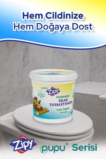 Zipy Islak Tuvalet Kağıdı Suya Atılabilen 500 Adet'li